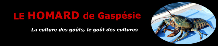 Le homard de Gaspésie